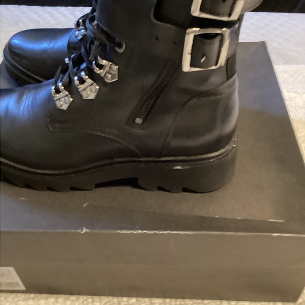 Karl Lagerfeld Paris Double Buckle Boot - Picture 5 of 8